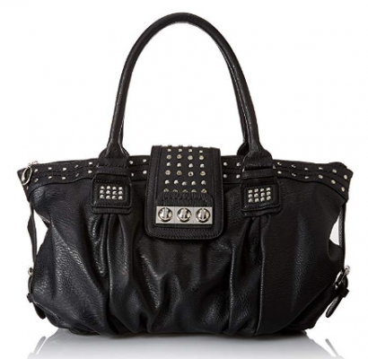 MG Collection Brenna Studded Large Shopper Hobo Shoulder Bag